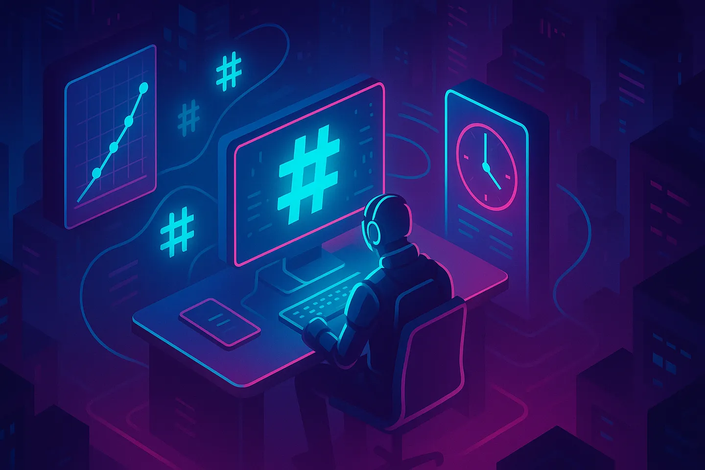 Maximiza tu Alcance: Automatización de Hashtags y Horarios Perfectos