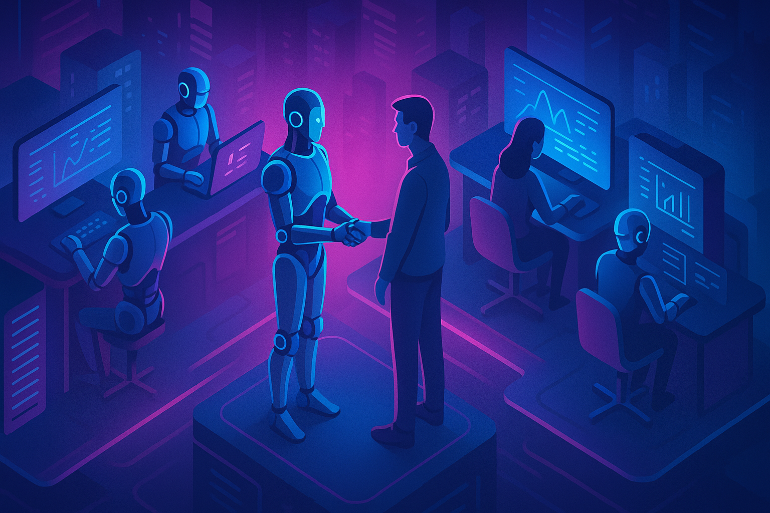 El Futuro del Trabajo: Humanos y Máquinas Colaborando • Automatización ...